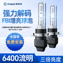 雪莱特（Cnlight）传奇解码HID氙气疝气大灯车灯高亮套装H7H11远近光灯 H9/H11/H16通用型号【两支装】 白光