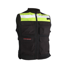 摩多狼（MOTOWOLF） 摩托车骑行服夏季防摔马甲四季内置护具车队服反光骑士装备 荧光绿 XL 175