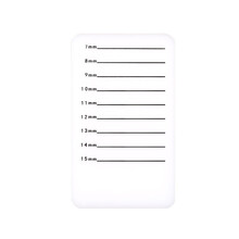 白色嫁接睫毛垫片胶水台 山茶花开花板取毛台 开花台 种睫毛工具