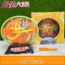 【旗舰新品】 盛星强燃烧吧大脑3d立体迷宫球儿童魔幻走珠智力球训练玩具 【迷你94关】ZQ0006