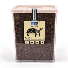 SARYOR 活体龟粮乌龟饲料金龟鳄龟巴西龟大草龟小乌龟饲料龟食鱼虾虫干 颗粒800ML