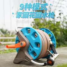 鹰牌 浇水浇花神器喷头水管软管家用园艺洗车水枪花园多功能金属花洒收纳架套装 50米免安装套装