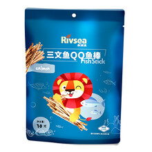 超市	禾泱泱  宝宝零食 三文鱼QQ鱼棒 非油炸 1包装30g