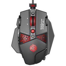 蝰蛇电竞游戏炫光吃鸡绝地求生守望先锋lol逆战cf金属机械台式电脑笔记本网吧有线宏鼠标 G9 银灰色 金属机械游戏鼠标【压枪宏版】