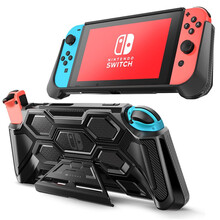 SUPCASE Nintendo Switch保护壳任天堂游戏机国行版lite收纳NS配件 【标准版】闪黑-手柄可抽出