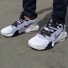 耐克（NIKE）男鞋2025春季新款潮流运动舒适训练缓震外场实战篮球鞋 DC3725-100黑白 42
