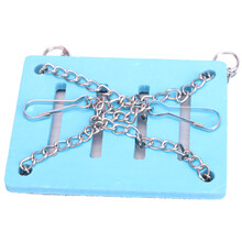 仓鼠玩具用品小窝冬天保暖别墅房子金丝熊木质屋子小仓鼠跑轮秋千 小宠秋千（蓝色）