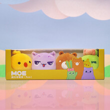 消除联萌 手握公仔毛绒玩具减压球捏捏球挂件小玩偶 七夕情人节生日礼物 礼盒装（4个）