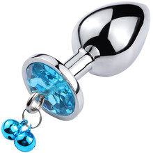 seventeen 铃铛肛塞SM肛塞成人情趣性用品不锈钢金属另类器具后庭自慰激情玩具 金属大号152g