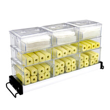 鱼缸过滤器滴流盒过滤桶龟缸乌龟缸低水位圆形鱼池水族箱过滤系统三合一顶部外置壁挂储水式上过滤盒槽瀑布 15盒装【裸盒】适合约89cm-100cm缸体