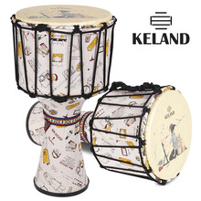 KELAND凯朗非洲鼓 ABS便携免调音非洲手鼓 新手儿童初学者成人演奏丽江现代非洲手鼓  清纯女生 绑绳款10寸