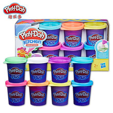 孩之宝（Hasbro） 培乐多 彩泥橡皮泥黏土粘土套装DIY玩具安全无味 软性彩泥8色装A1206
