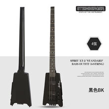 Steinberger施坦博格/斯坦伯格黄贯中初学者无头便携式旅行电贝司 XT-2 STANDARD 黑色BK