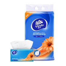 维达(Vinda) 抽纸 超韧3层150抽*3包软抽 抽取式面巾纸 纸巾(小规格)