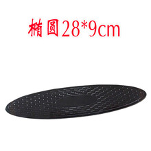 金钱豹防滑垫 硅胶香水摆件佛像金钱豹手机电子狗小和尚置物防滑垫汽车用车载 椭圆28*9