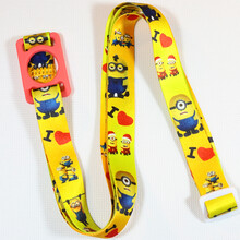 成人水瓶挂绳矿泉水挂绳饮料瓶背带水杯便携背带斜跨挂绳 黄色 黄人--硅胶扣