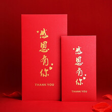 感恩红包 感谢红包感恩有你周年庆公司活动答谢红包可定制商标 感恩有你-B款10个价 加大款12*22.5cm