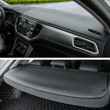 大众探歌仪表台避光垫T-ROC改装防晒垫中控台防滑隔热遮光垫 探歌专用避光垫-前窗+后窗