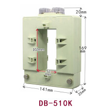 铜排开合式电流互感器开口式 BH0.66开启式方形交流高精度计量0.2 DB-510K 零点 5 1500A/5A
