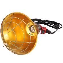 猪博士养殖取暖保温灯灯罩仔猪取暖设备 可调温度加热 灯罩 小号标准款【三挡调温】不含灯泡