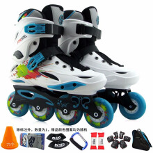费斯 M1成人溜冰鞋成年轮滑鞋直排旱冰鞋男女大学生 M1白色+护具+包+赠品 43