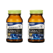 明治药品 日本明治gaba深度睡眠片sleepwell安眠助眠0褪黑素安瓶 120片/瓶 2瓶装