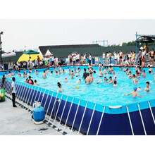 支架水池充气水池水上闯关大型游泳池水上乐园设备充气城堡过滤器扶梯吸污机 支架水池10*10*1.5米