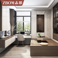 志邦全屋定制 多功能可升降榻榻米床L型转角书桌书柜组合电视柜 现代简约家具定做 1111元/投影平方，8平方起定