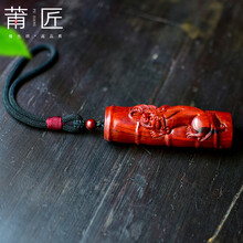 莆匠 印度小叶紫檀老料貔貅手把件木雕车挂件 古董文玩把玩件 父亲节 送爸爸送老公送男生朋友的生日礼物