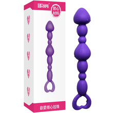 取悦两性情趣肛塞情趣性用品 后庭肛塞拉珠 欲箭如意拉珠-紫+DOTA肛塞-入门 取悦欲箭倾心拉珠