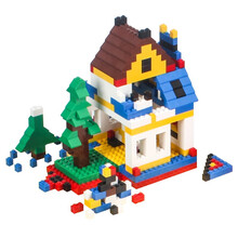 魔域文化600+大小颗粒积木桌子多功能儿童玩具桌亲子游戏2-3-6岁以上兼容乐高积木 【兼容全系积木桌】300+小颗粒积木