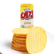 韩国进口食品好丽友薯片原味/奶酪味64g好吃的儿童办公室追剧休闲膨化土豆片零食 原味64g（黄盒）