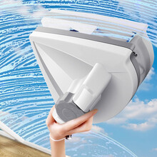 依来洁擦玻璃神器家用强磁擦窗器单双层中空双面擦玻璃器高空楼房双层玻璃清洁工具刮水器 【10-35mm云致调-D】可调磁 单双通用