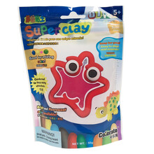 卡乐淘50克超轻粘土白色黏土彩泥太空橡皮泥儿童玩具软陶泥安全益智玩具 50克粘土-紫红