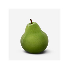 维格列艺术Bull & stein水果雕塑艺术摆件户外园林小区别墅庭院景观艺术品摆件 梨 光釉陶瓷 绿色 380×380mm