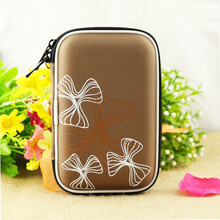 数码收纳包 多功能防震包整理包 移动电源包 西数 三星东芝硬盘包 咖啡色