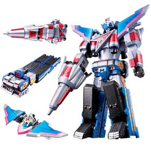 奥迪双钻 巨神战击队3 变形机器人 模型玩具 召唤器 豪华版9大合体超救创击王 豪华版太阳战击王534301