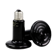 绿伴 乌龟晒背灯uvb灯全光谱太阳灯加温灯宠物加热灯泡uva晒龟灯爬宠灯爬虫冬眠过冬用品 50瓦陶瓷加热灯（单独灯泡不发光）