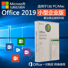 微软office2016小型企业/专业版office小型office2019企业版/office商用 增值税普通发票 2019中文小型企业版（不含光盘）