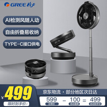 格力（GREE）12叶大风量电风扇折叠直流变频落地扇节能台地遥控空气循环扇FSZ-2303Bg7