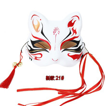 彩绘狐狸面具日式和风妖猫二次元动漫男女自拍舞会抖音同款 新款21号