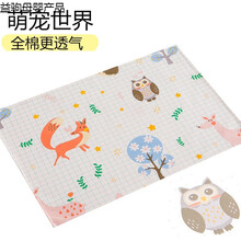隔尿垫夏天宝宝新生婴儿防水透气可洗床单大号防漏棉月经姨妈垫 萌宠(纯棉面料) 一条装