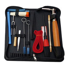 OLOEY 钢琴调律工具钢琴调律扳手钢琴调音扳手枣木调律扳手固定 36件套枣木柄内八角大扳手