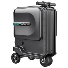 Airwheel爱尔威20英寸电动行李箱可骑行拉杆箱智能旅行箱代步车登机密码箱 SE3MINI青春版 黑色