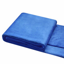那卡超细纤维毛巾方巾 美容巾 洗车毛巾 洗车巾擦车巾手帕 经编300克重/㎡ 30*70深蓝（55g）