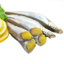 顺丰 满籽多春鱼籽 冷冻海鲜 烧烤煎带籽鱼 1000g