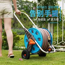 鹰牌浇花水管软管喷头高压洗车水枪园林家用花园庭院收纳车架工具套装 60米免安装套装