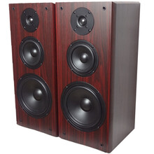 8寸音箱高中低三分频音箱无源木质8寸音箱家庭3D立体声音箱家电 一对音箱+分频器