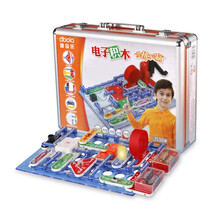 迪宝乐电子积木 儿童学生物理科学实验益智玩具电路百拼拼插套装学生儿童益智力stem男女孩生日六一礼物 3598拼（3588拼升级款