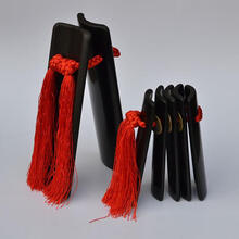 舒弗  快板 山东水煮快板 初学成人入门表演竹板儿童响板天津快板 神器 黑色成人款